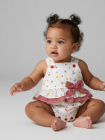 Ranita Bebe Estampada con Lazo Vichy Mod. Cherry