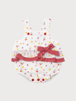 Ranita Bebe Estampada con Lazo Vichy Mod. Cherry - Imagen 4