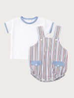 Conjunto Camiseta y Ranita a Rayas Mod. Ibiza - Imagen 4