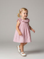 Vestido Bebe Estampado Mini Flor Mod. Natalia