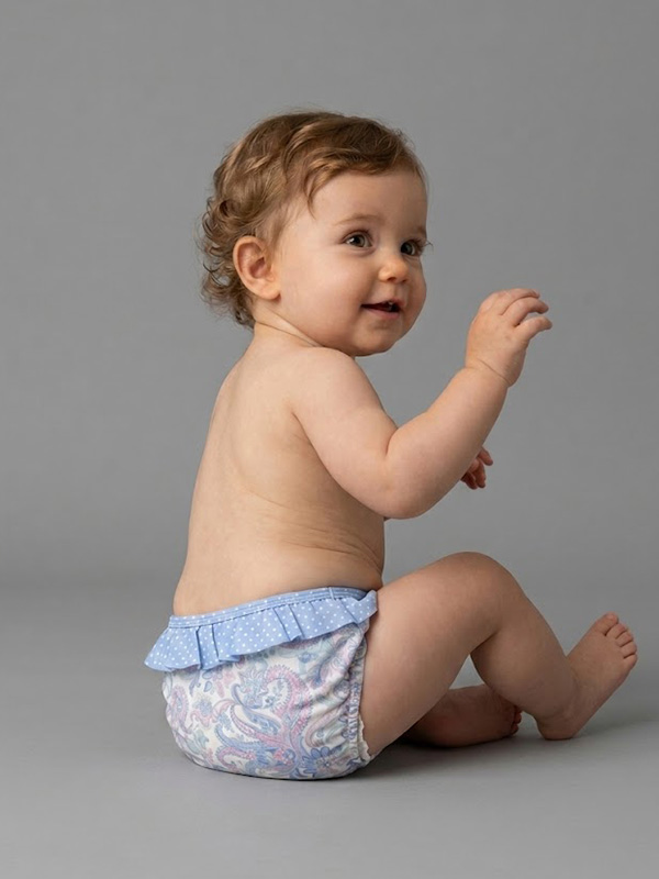 25AP-832 Culetin Bebe Estampado Mod. Cachemir - Imagen 1