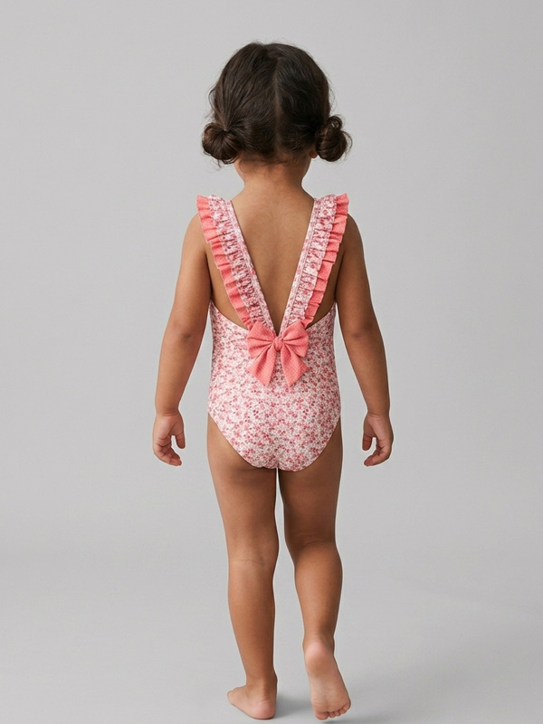 25AP-912 Bañador Bebe Estampado Flor Liberty - Imagen 1