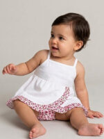 Vestido Bebe Estampado Margaritas
