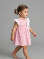 Vestido Bebe Vichy Mod. Alma