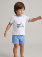 Conjunto Bebe Camiseta y Pantalón Mod. Vespa