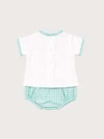Conjunto Bebe Camiseta Estampada y Braguita Mod. Carrusel - Imagen 4