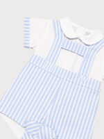 Conjunto Bebe Blusa y Pinocho a Rayas Mod. Candela - Imagen 3
