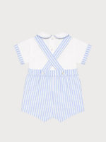 Conjunto Bebe Blusa y Pinocho a Rayas Mod. Candela - Imagen 4