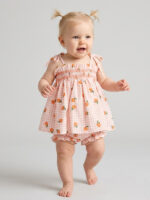 Jesusito Bebe Estampado Vichy con Punto Smock Mod. Claudia
