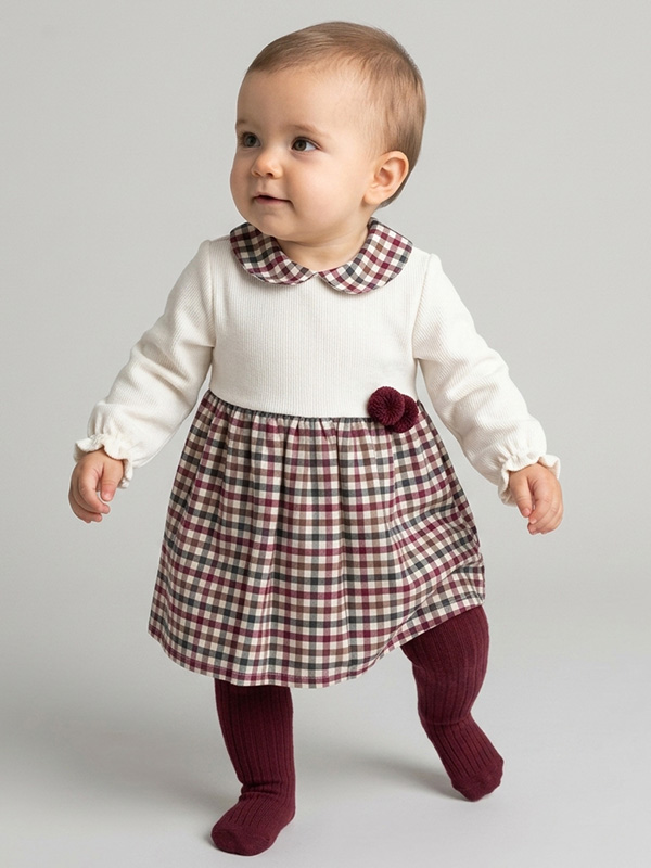 025MA-268 Vestido Punto Bebe Mod. Ratón - Imagen 1