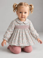 Jesusito Bebe con Punto Smock Mod. Camelia