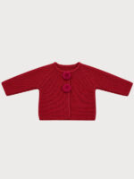 Chaqueta Bebe Punto Bobo Pompones - Imagen 2